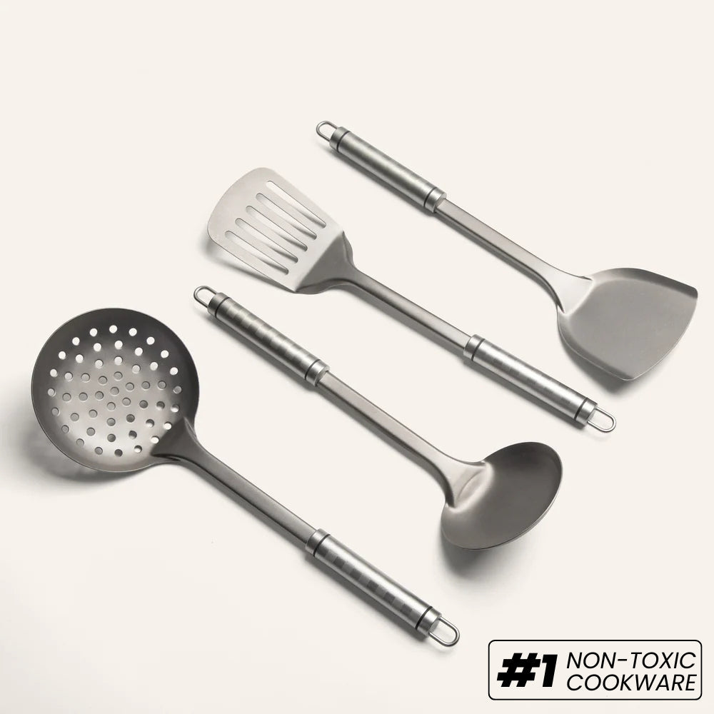 Titanium Chef Utensil Set | Pro Edition