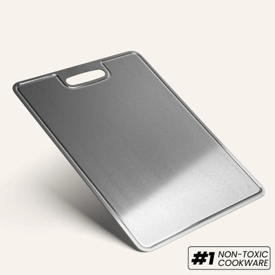 Titanium Cook & Prep Bundle | Frying Pan with Cutting Board Set