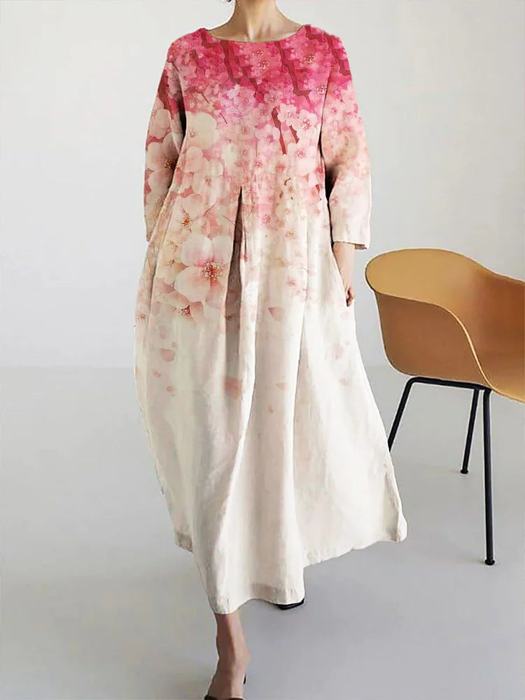 IVY - NATURAL PRINT MAXI DRESS