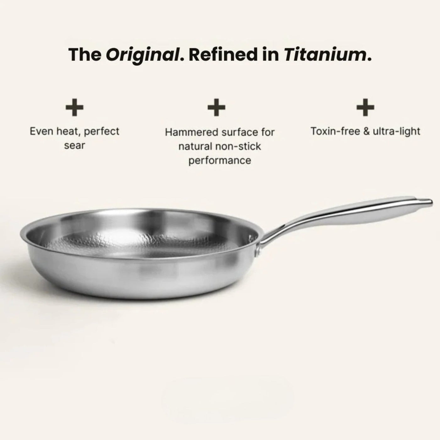 Titanium Cook & Prep Bundle | Frying Pan with Cutting Board Set