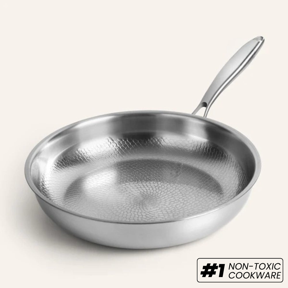 Titanium Cook & Prep Bundle | Frying Pan with Cutting Board Set