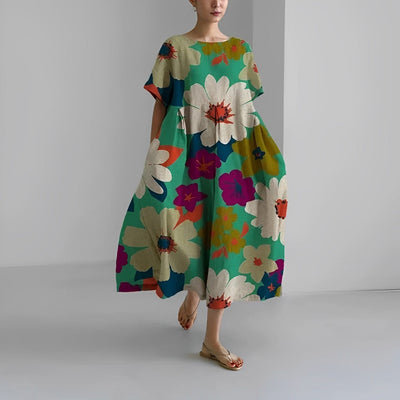 Skye - Boho Floral Dress